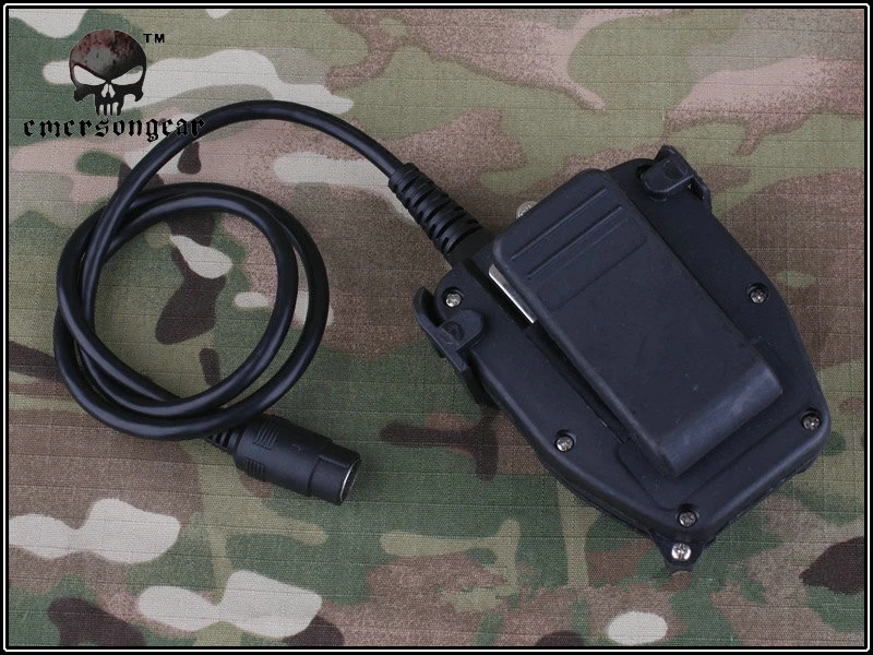 EmersonGear Peltor PTT тактические наушники PELTOR PTT Push To гарнитура адаптер радио страйкбол военный радио использование