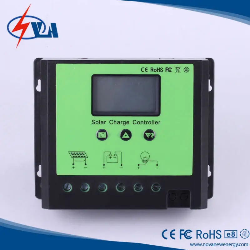 

New Arrival PWM 60A Solar Charge Controller 12/24V LCD Display Solar Panel Charge Regulator With Time And Light Control