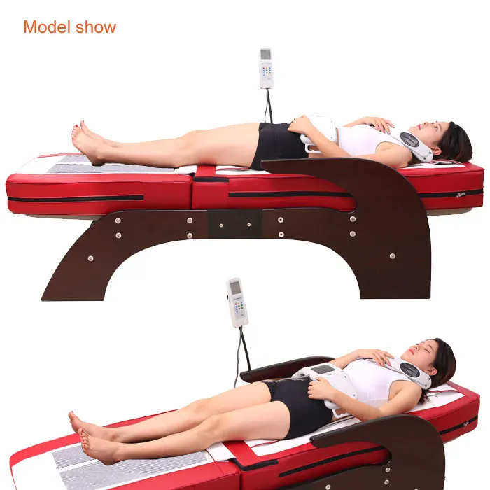 POP Relax термомассажная кровать для всего тела электрическое отопление позвоночника Relax массажер для поддержания здоровья уход прокатки украшение из нефрита, в Корейском стиле роликовая Массажная кровать