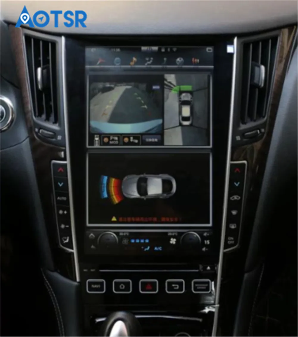 Tesla стиль вертикальный экран автомобильный аудио плеер с GPS для Infiniti QX50 Q50LQ QX60 Поддержка Зеркало Ссылка 1080P android магнитофон