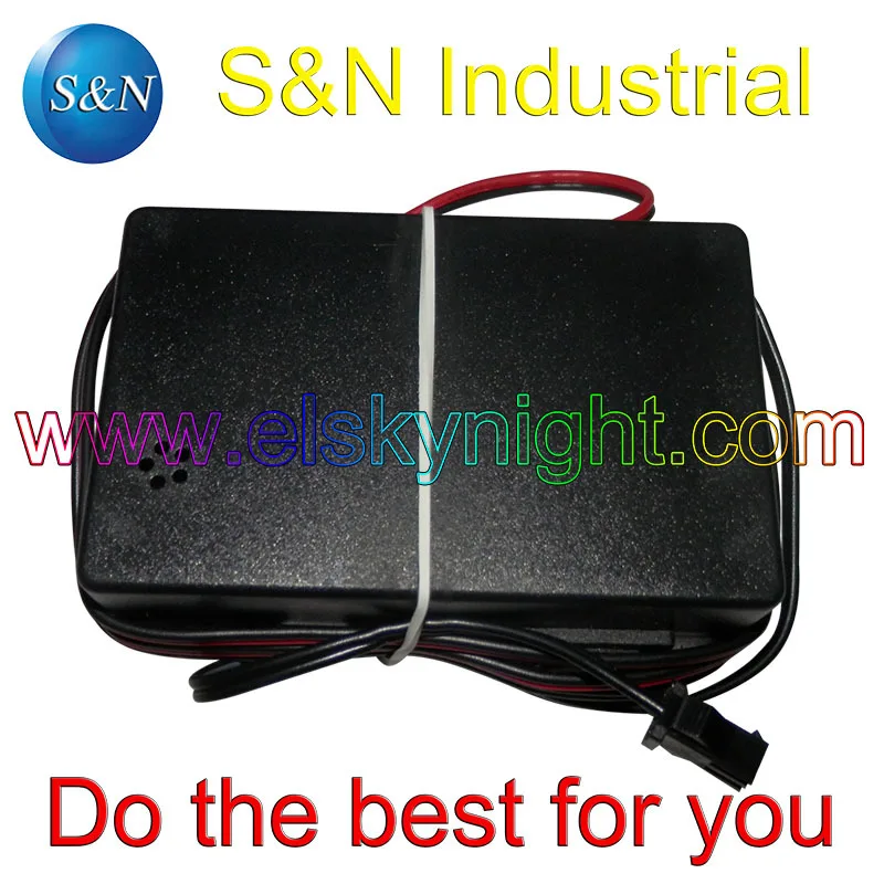 

Sound activated EL inverter/driver on/music/off for 15 meters el wire (el wire not included)