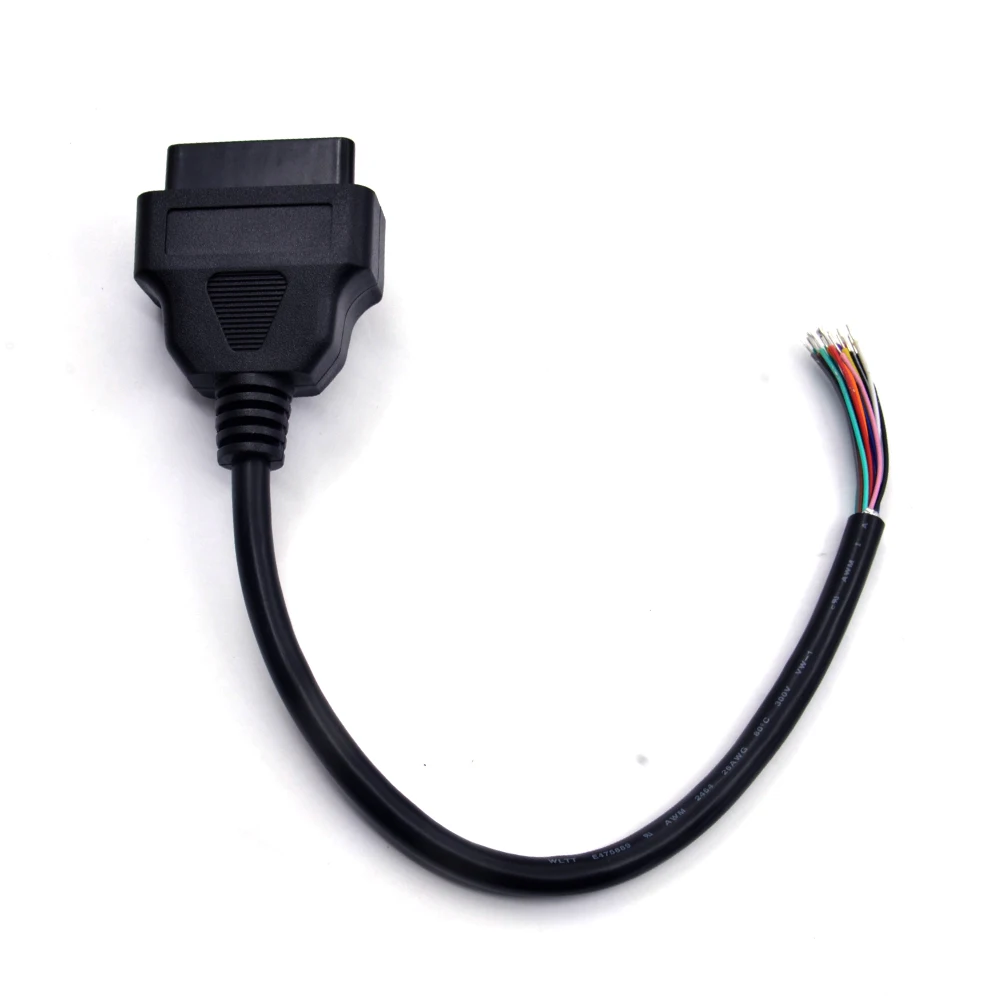Кабель удлинитель с 16 контактным разъемом OBD OBD2 для диагностики