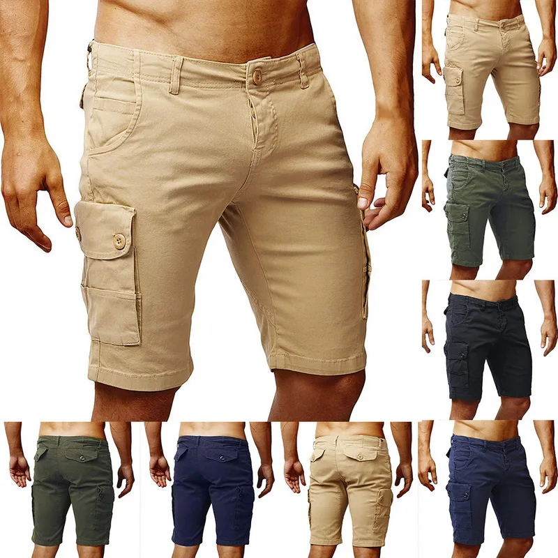 

New Summer Breathable Casual Shorts Fashion Cool Cotton Men Casual Shorts Skinny Slim Comfortable Short Pants Men Beach Homme