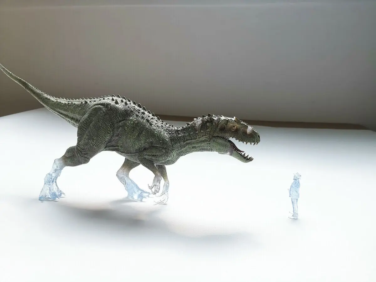 1:35 Прозрачный Полупрозрачный Bereserker Rex indominius динозавр Юрского периода модель животного рисунок древний биологический для взрослых Коллекция