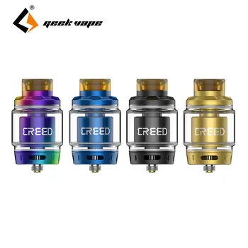 

New GeekVape Creed RTA Tank Atomizer with 6.5/4.5ml Capacity & Dual Posts Build Deck Screw-top-open Top Refill VS Zeus Dual RTA