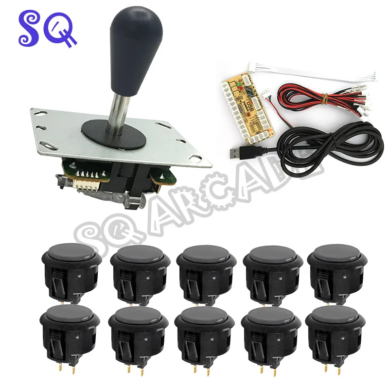Raspberry pi/ PC контроллер с кнопками sanwa и джойстиком USB в аркадные игры Jamma одноплейная