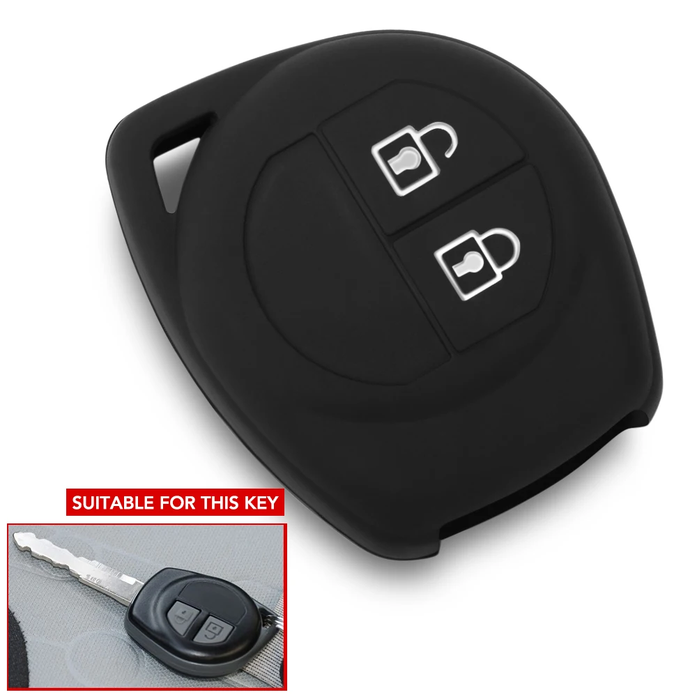 

2 Buttons Car Key Case Cover For Suzuki Amagatarai Grand Vitara Swift Ignis SX4 Liana Aerio Vitara Jimny Vitara XL7 1pc Silicone