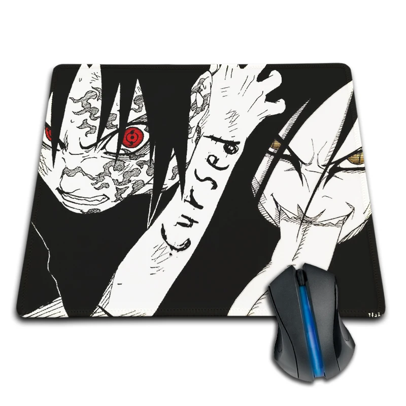 Us 194 19 Offbabaite Cool Shippuden Orochimaru Sharingan Uchiha Naruto Personalized Computer Notebook Mouse Mat Durable 180x220mm Mouse Pad In