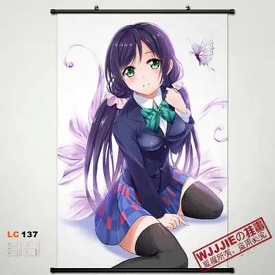 Аниме 60*90 домашний декор плакат прокрутка стены любовь LIVE! школьный проект
