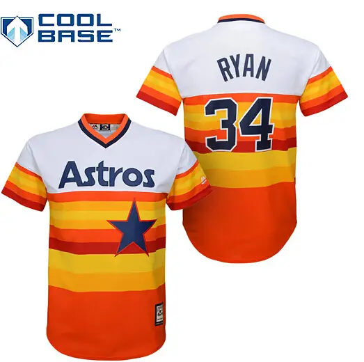 nolan ryan kids jersey