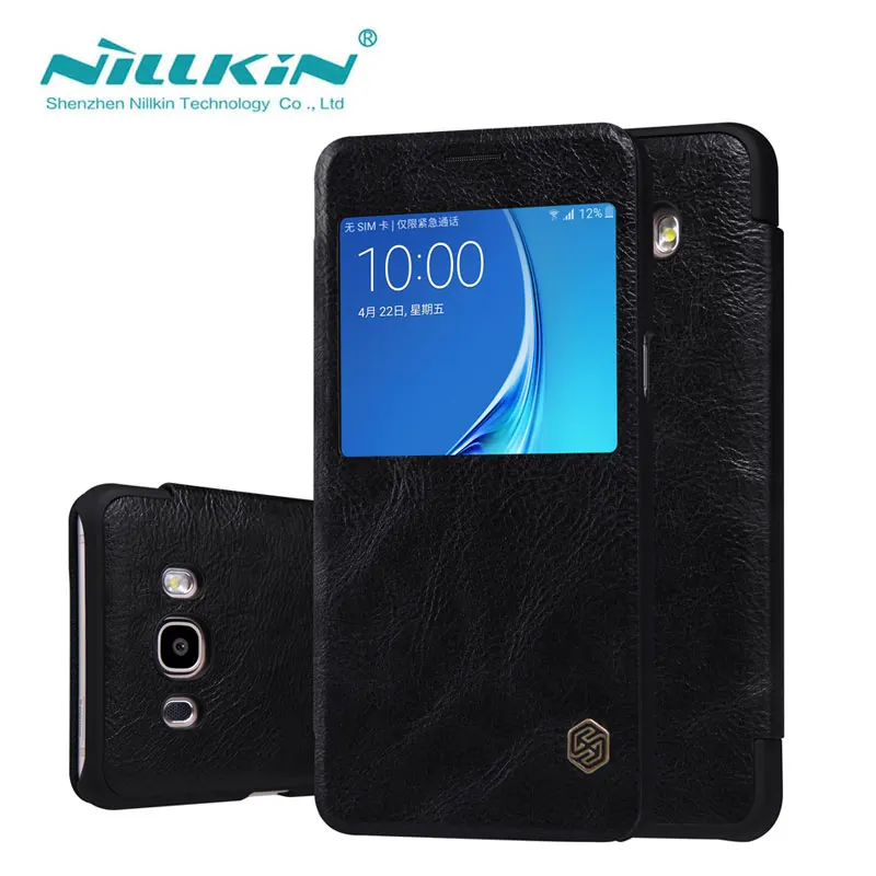 Flip Case For Samsung Galaxy J5 2016 J5108 5 2 inch Nillkin Qin Series Cover sFor