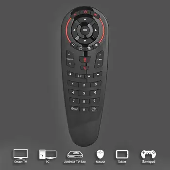 

G30 Fly Air Mouse Voice Remote Control 2.4G Wireless 18 Keys Keyboard for TV Box Russian English IR Learning