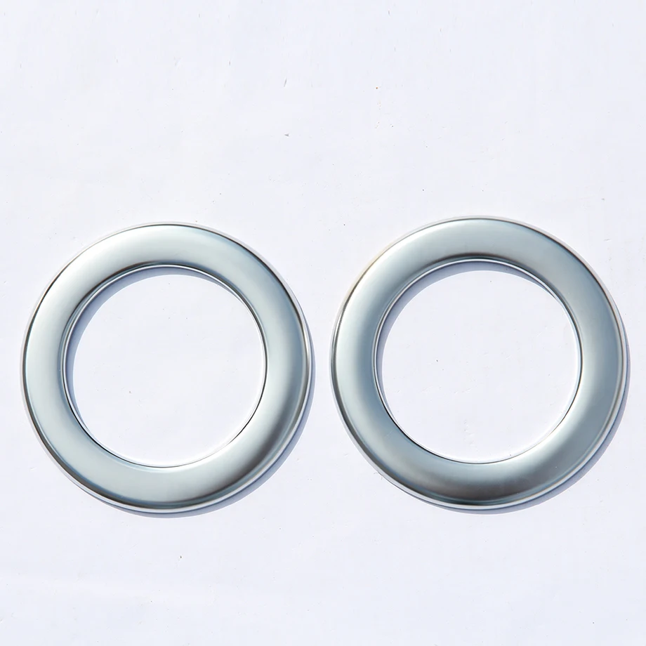 2pcs Chrome Interior Accessory Air Outlet Ring Trim Sticker For Land Rover Discovery 4 2010-2015,Car Styling