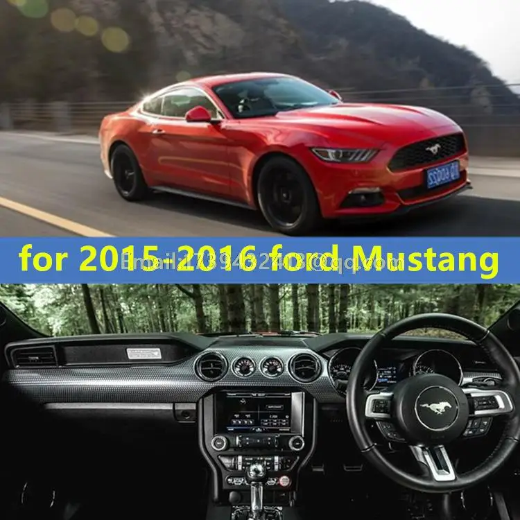 2015 2017 Mustang Blue Carbon Fiber Dash Kit Review Install