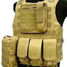 Высокое качество армейский военный тактический жилет Регулируемый Открытый охотничий вид деятельности военные игры страйкбол Камуфляжный жилет