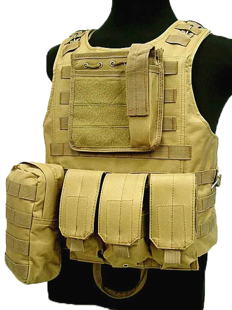 

High Quality Army Military Tactical Vest Adjustable Outdoor Hunting Activity War Games Airsoft Camouflage Vest