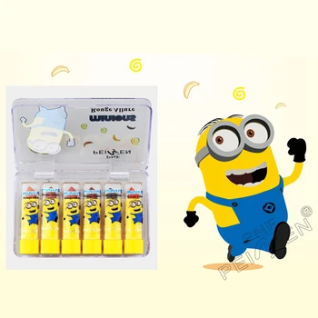 

PNF new cartoon small yellow population red 6 color Easy Makeup Moisturizing waterproof lasting wholesale Cosmetics