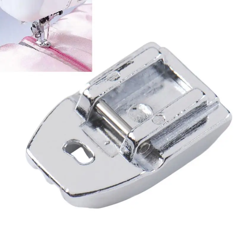 

CY-7306A Domestic Sewing Machine Parts Press Foot Presser Invisible Zipper Feet For Brother Household Sew Machine Accessories