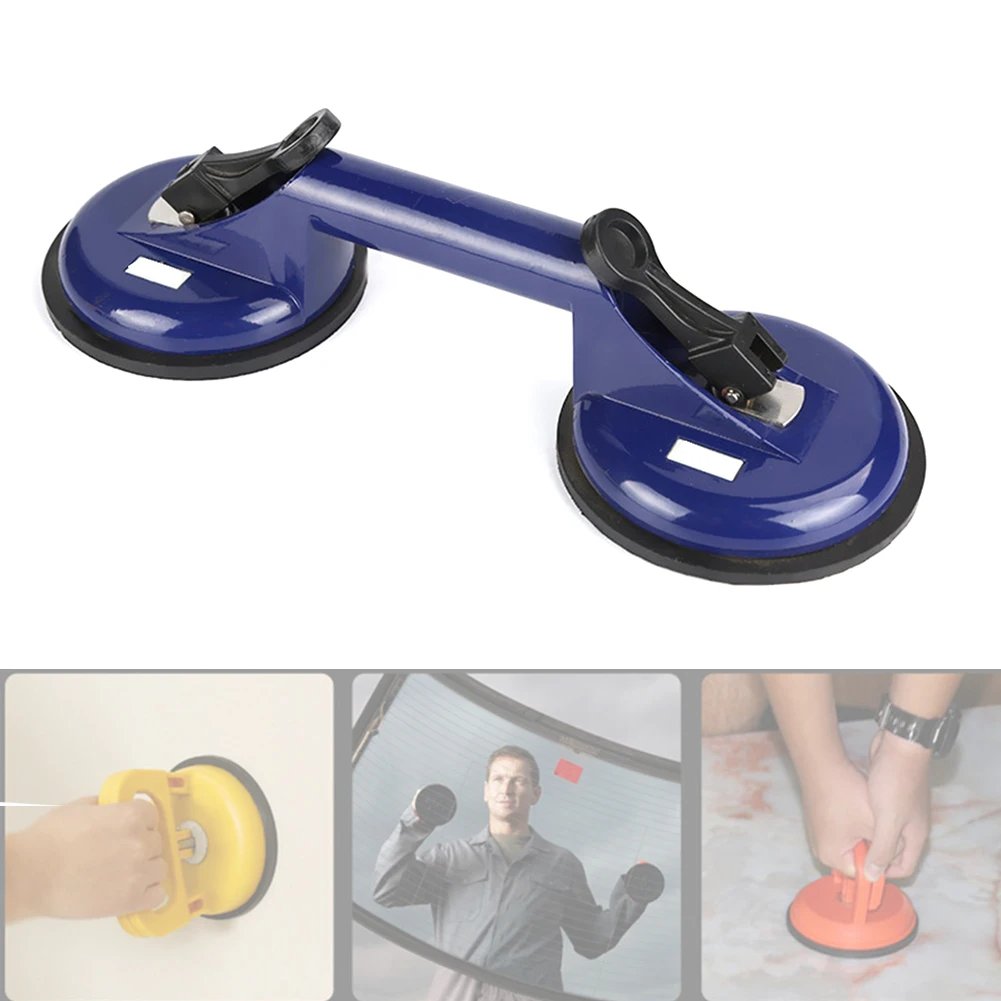 Suction Cup Powerful Handhold Glass Double Locking Vacuum Lifter Hand Tool Tile Moving Firmly Installing Industrial Household |