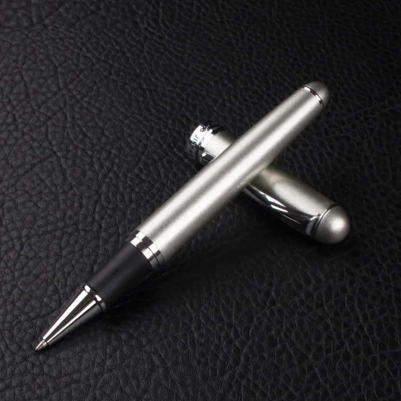 Шариковая ручка JINHAO X750 с шероховатой поверхностью черный/серебристый