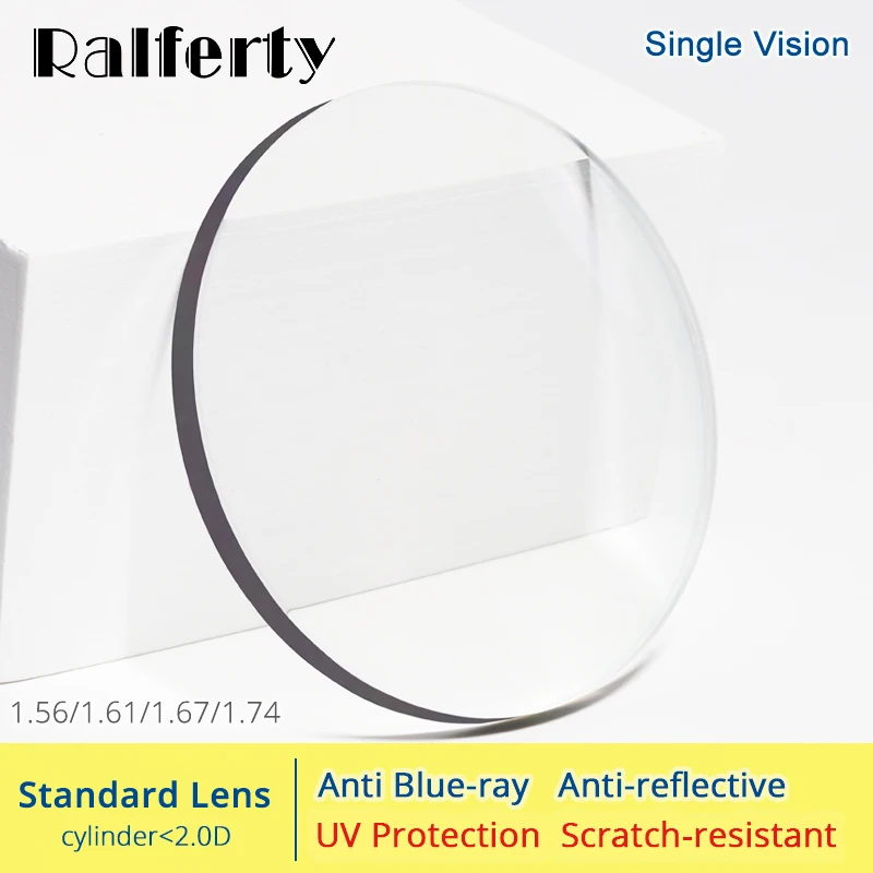 Ralferty 1.56 1.61 1.67 1.74 Optical Lenses Anti Blue Light Prescription Glasses Lens Eyes Clear Myopia Diopter Thin HMC Lentes Ralferty 1.56 1.61 1.67 1.74 Optical Lenses Anti Blue Light Prescription Glasses Lens Eyes Clear Myopia Diopter Thin HMC Lentes