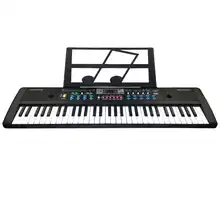 61 Keys Digital Electronic Keyboard And Microphone Electric Led Music