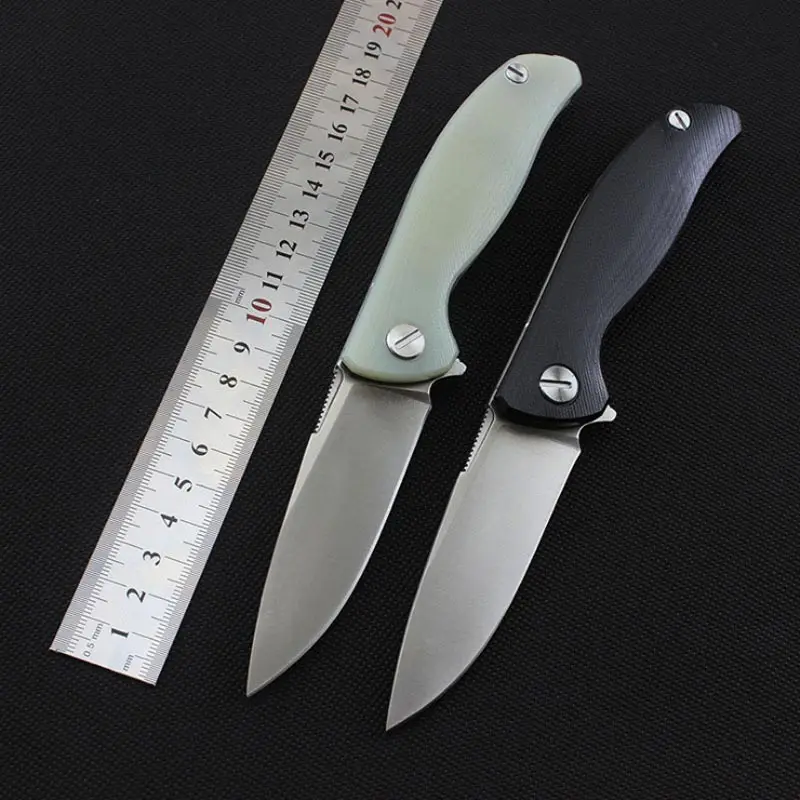 

Russia F3 EDC folding knife D2 blade G10 handle camping folding knife outdoor survival bearing knife tactical hunting EDC tool