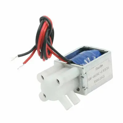 1" 2 провода подключения 2 розетки Газ Вода Соленоидный клапан DC12V 1,2 Вт