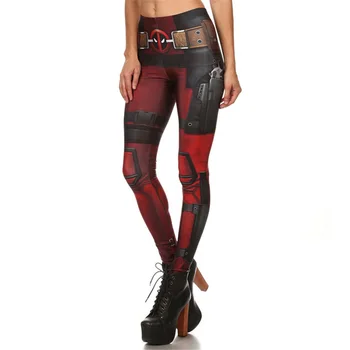 

Cosplay Warrior Armor Print Leggings Women Sexy Slim Fitness Leggings Elastic Causal Workout Leggings Plus Size Leggins Mujer