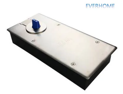 

Single-cylinder 90 degree positioning Glass door spring floor spring floor hinge 100KGS loading 2 speeds stage,free DHL