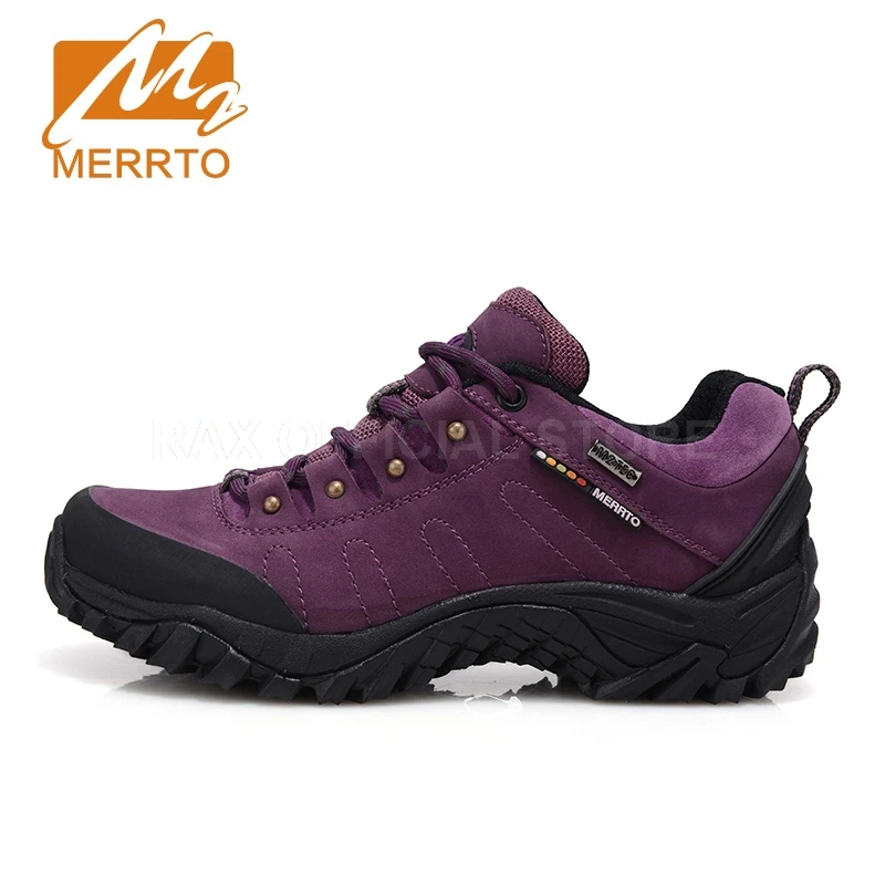 

MERRTO Women Waterproof Hiking Shoes For Women Sneakers Breathable Women Trekking Walking Shoes Waterproof Mountain Boots Female