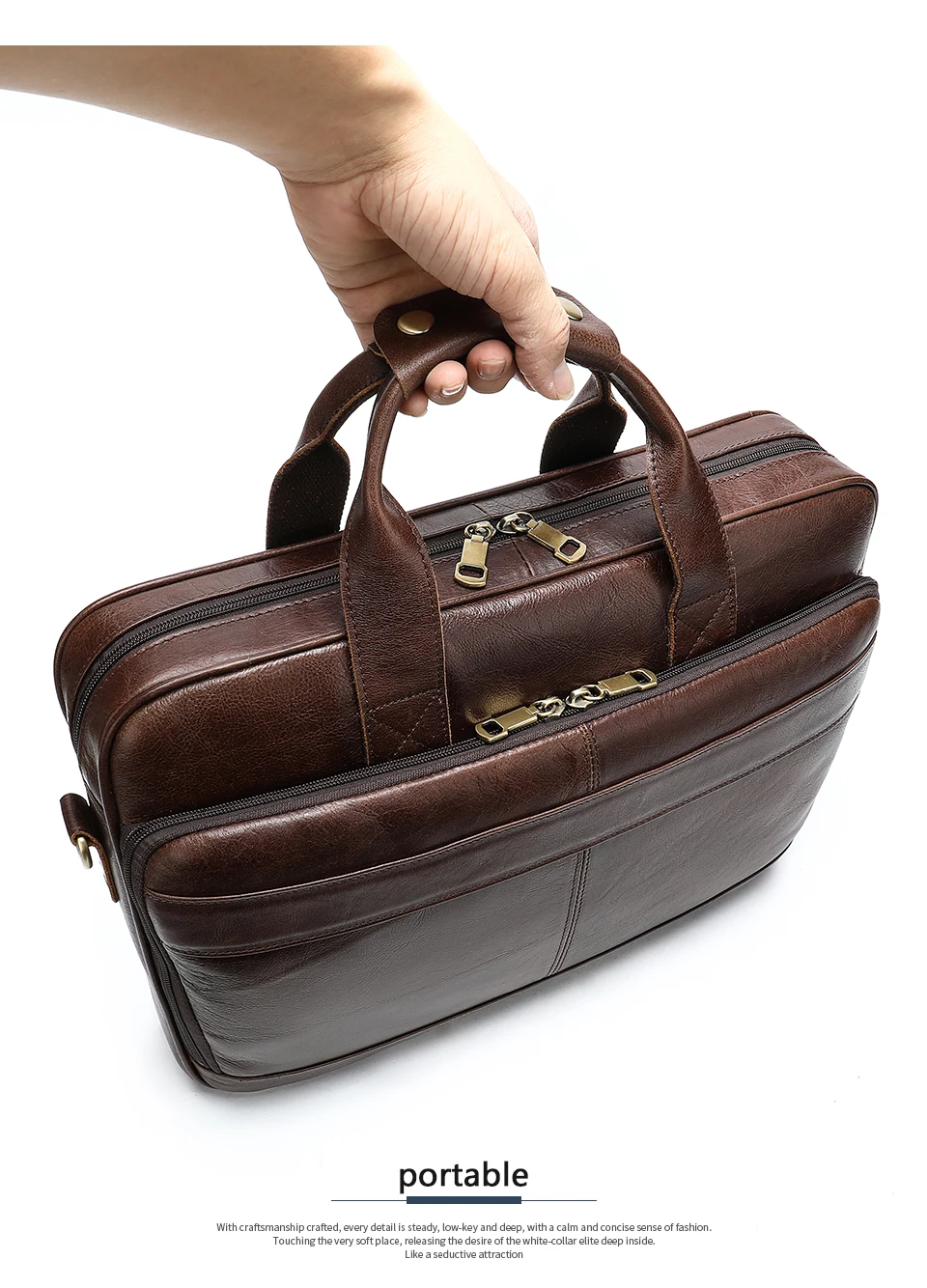 WESTAL, мужской портфель, мужская сумка, натуральная кожа, 15 дюймов, сумка для ноутбука, кожаные мужские портфели для документов, мужские Офисные Сумки для мужчин
