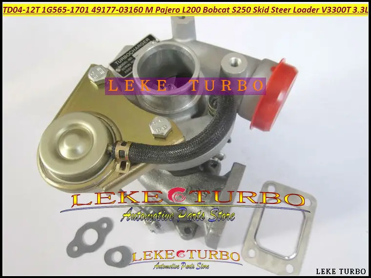 TD04-12T 49177-03160 1G565-1701 Turbo Turbocharger For Mitsubishi Pajero L200 Bobcat S250 Skid Steer Loader Kubota V3300-T 3.3L (7)