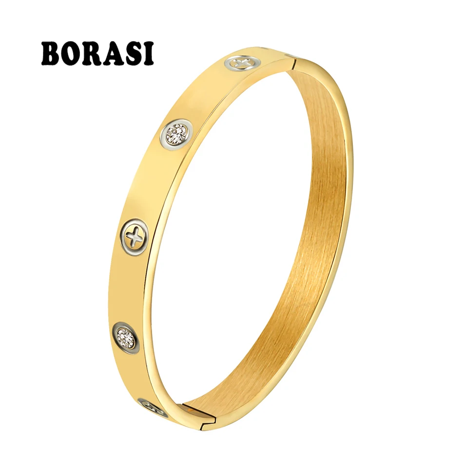 

BOBASI Couple Bracelets Men Women Charm Bracelet New Unique Love Cross Screw Bracelets & Bangles Fashion Jewelry Wedding Gift