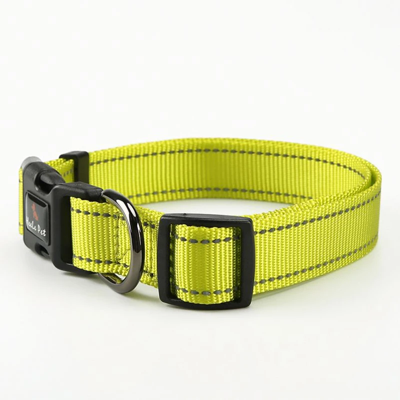 dog collar green