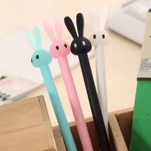 

BP 4 Pcs/set Rabbit Gel Pens Set School Supplies Office Stationary Photo Album Kawaii Pens Stationery Gel Ink Pen WJ-ZXB3
