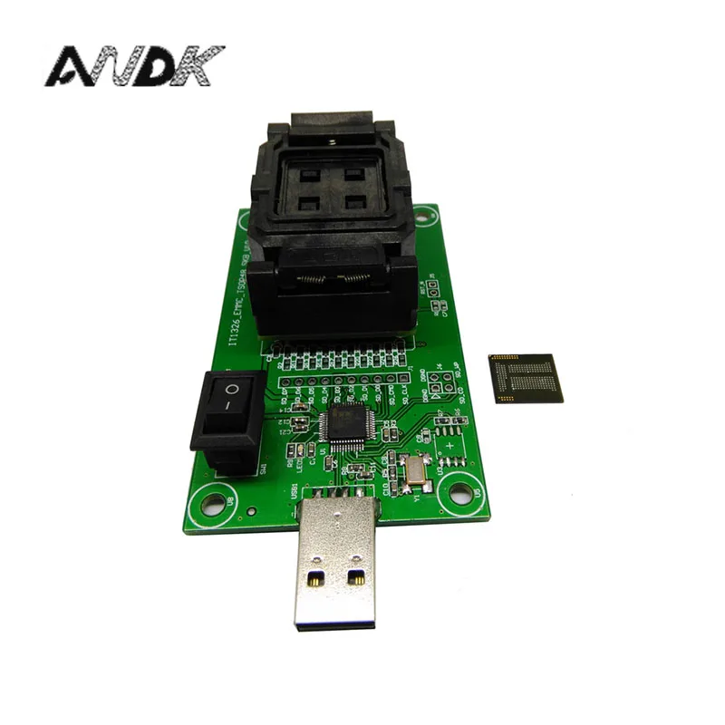 Высокое качество eMCP221 разъем к USB для BGA 221 тестирования Размер 11 5x13 мм nand flash