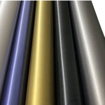 

40*152cm Car Styling Matt Brushed Car Wrap Vinyl Film Sheet Bubble Free Air Release Motorcycle Automobiles Car Stickers Decal