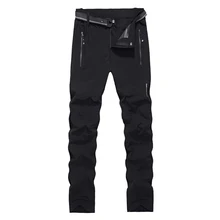 Брендовые быстросохнущие спортивные штаны для мужчин, весенние Летние виды спорта на открытом воздухе, дышащие водонепроницаемые Стрейчевые джоггеры, походные и Походные штаны для мужчин