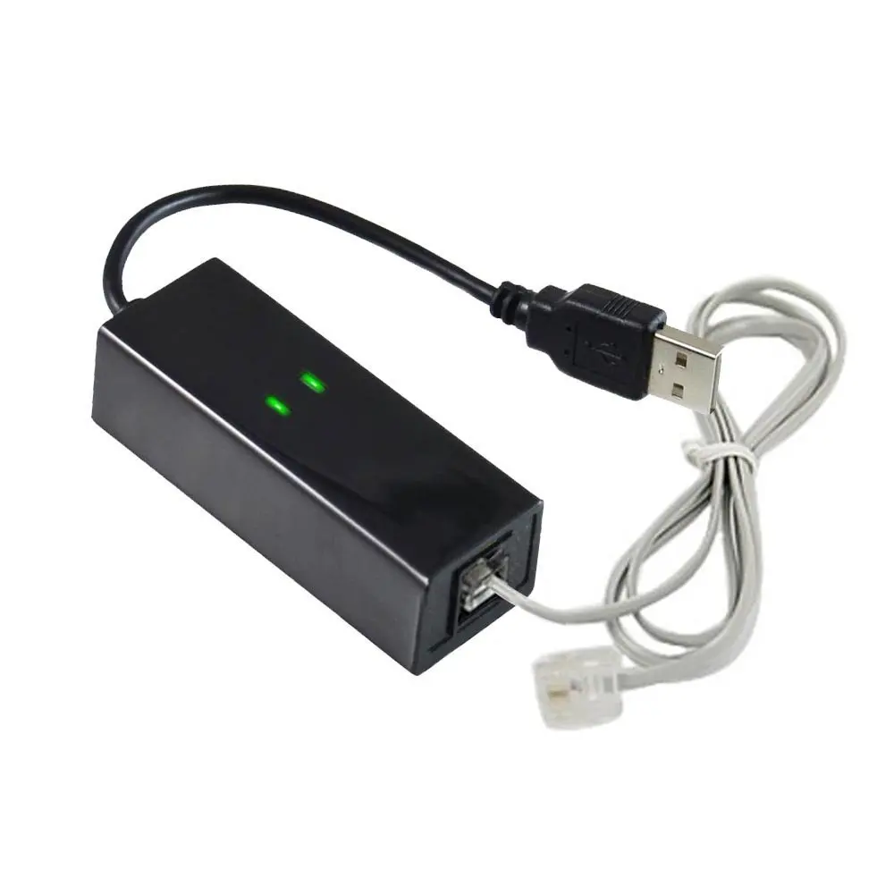 Портативный циферблат VoiceExternal USB 2 0 56kbs для факса модема с телефоном RJ11 кабель Windows
