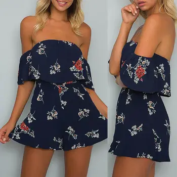 

NEW Women Ladies Clubwear Summer Playsuit Bodycon Party Jumpsuit Romper Trousers