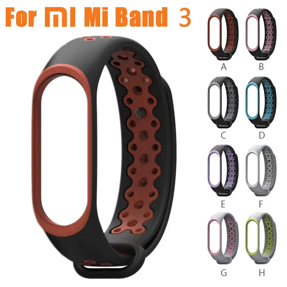 Прочный запасной ТПУ анти ВЫКЛ Браслет спортивный браслет для Xiaomi Mi Band 3