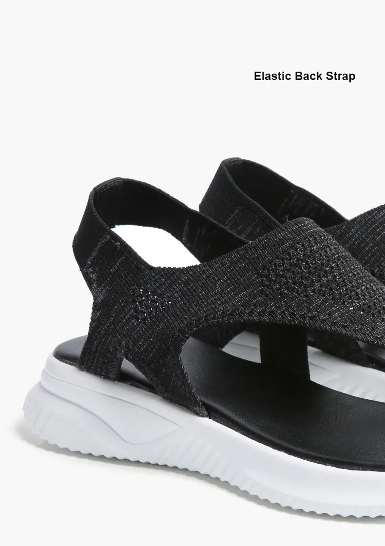 LL 9520-2019 Breathable Flyknit Women Sandals Summer Woman Shoes-4