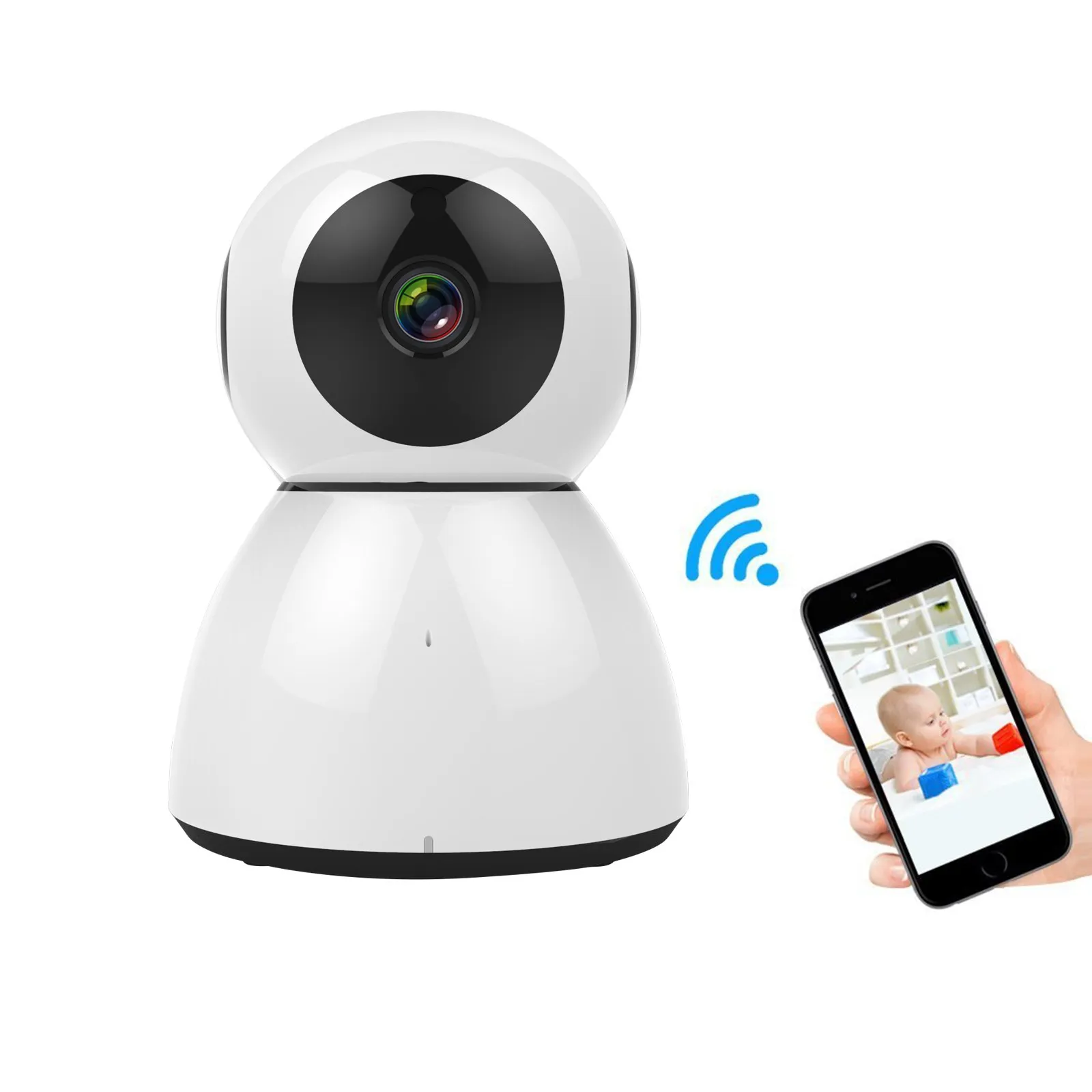 

Wide Angle Wireless WiFi Home Security Camera Two Way Audio Night Vision Motion Detection Baby care safety Electric monitor
