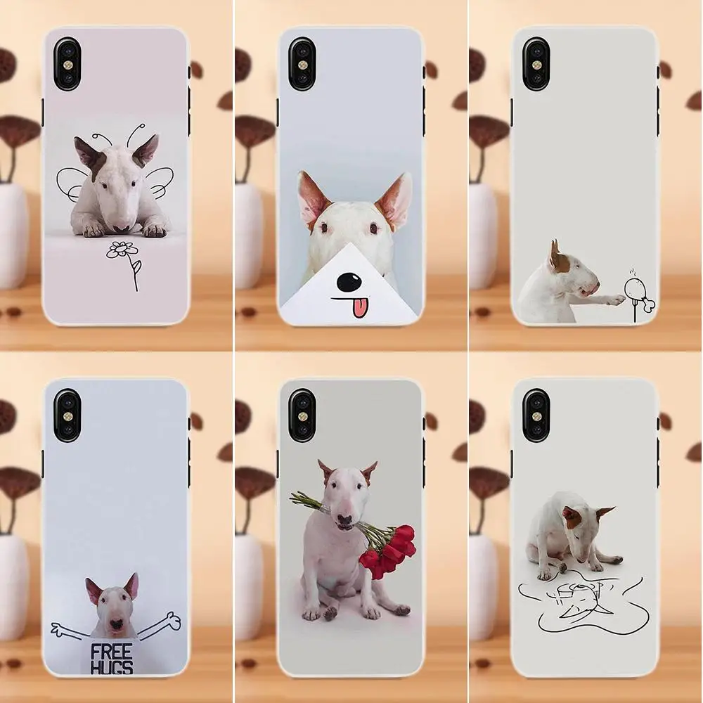 Bixedx Soft Stylish Case Bull Terrier Bullterrier Dog For Apple iPhone 4 4S 5 5C SE 6 6S 7 8 Plus X LG G4 G5 G6 K4 K7 K8 K10 | Мобильные