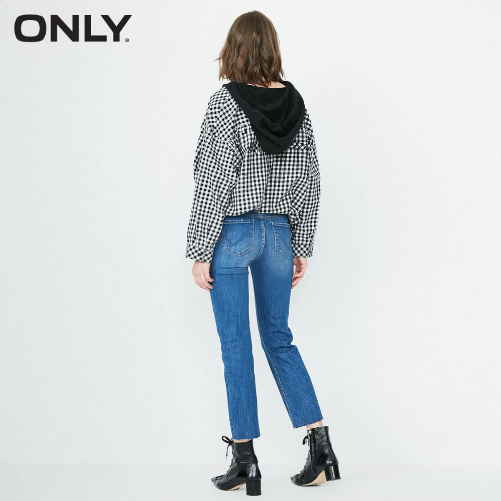 off Mujeres Las Recto rise White Ripped Low 350jeans Sólo Jeans 118149623 Blue BaqfxHfwv