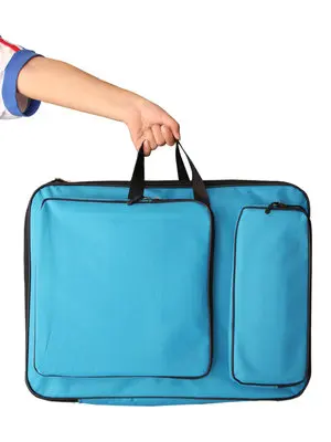 Billig Fashion Solid Farben Kunst Schule Tasche Kinder Wasserdichte Art Tasche Skizze Kunst Liefert Reißbrett Tasche Für Kinder