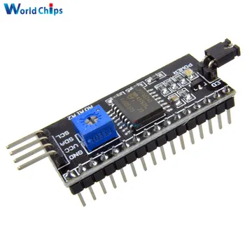 

5Pcs/Lot IIC/I2C Interface LCD1602 Adapter Plate Board 5V LCD Adapter Converter Module For LCD1602 2004 LCD For Arduino