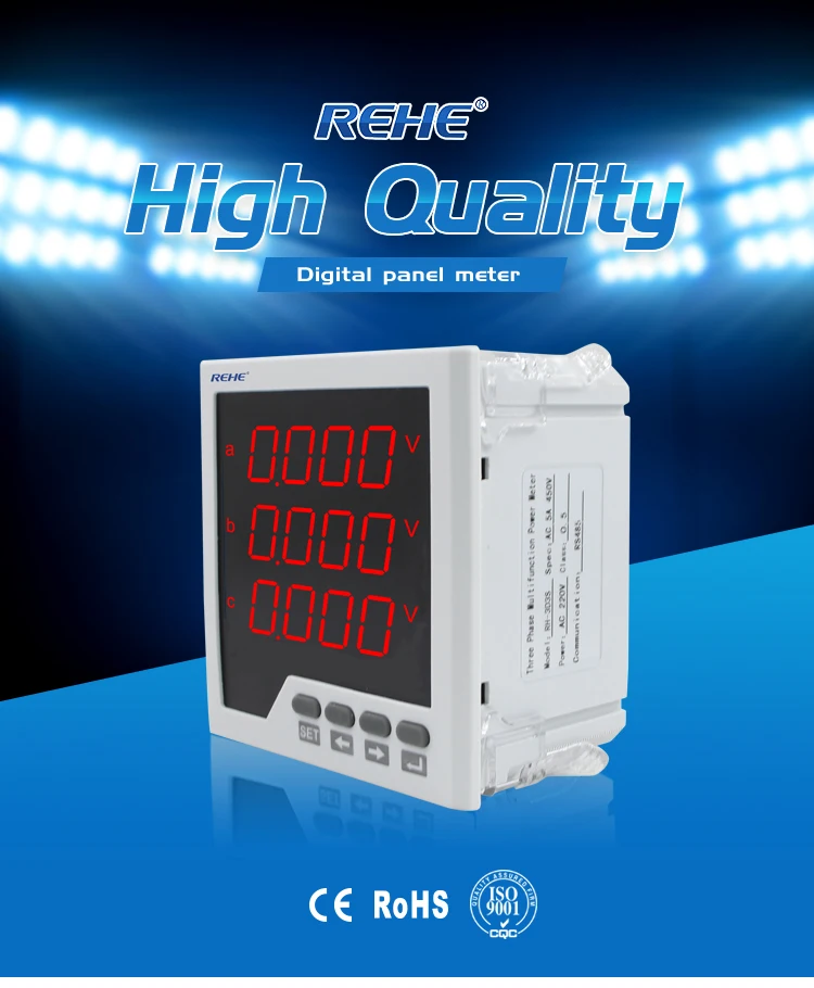 REHE RH-3D3S 96*96 мм трехфазный многофункциональный инструмент контроля измерительный инструмент