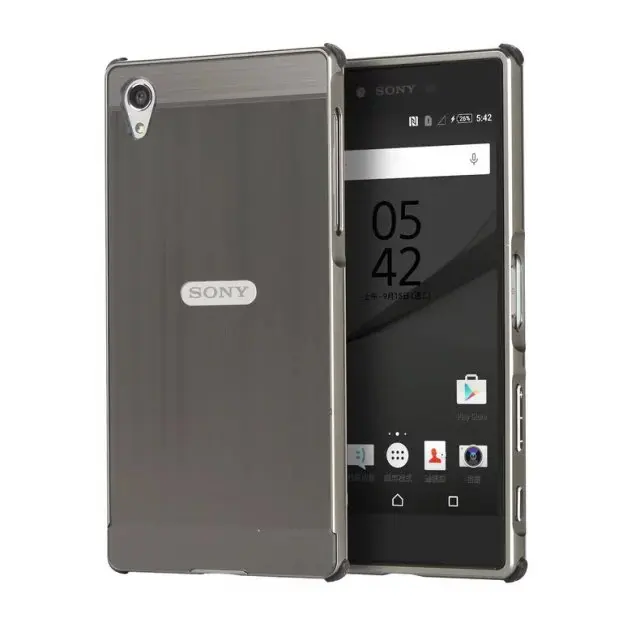 Для Sony Xperia Z5 Premium чехол 5 ''E6833 E6883 металлический Гибридный алюминиевый каркас